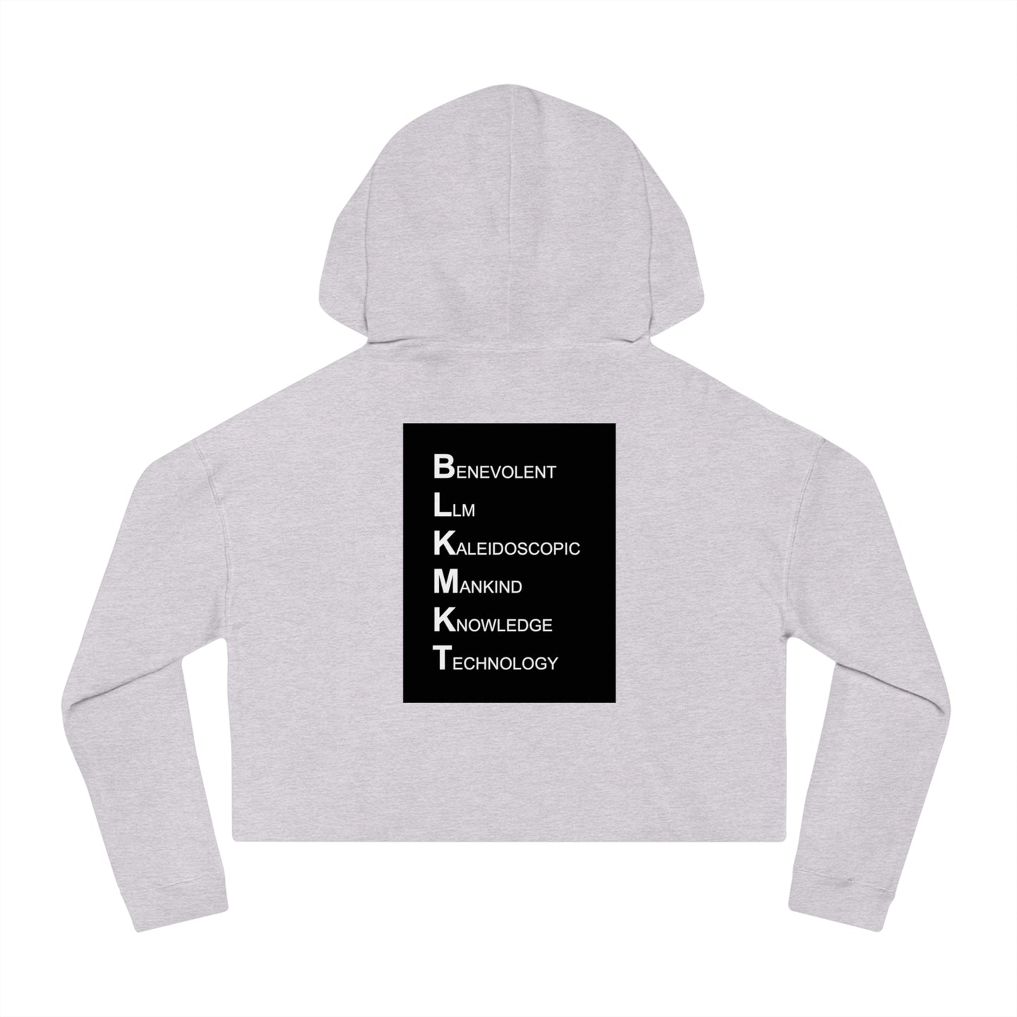 BLKMKT™ Women’s Cropped Hooded Sweatshirt