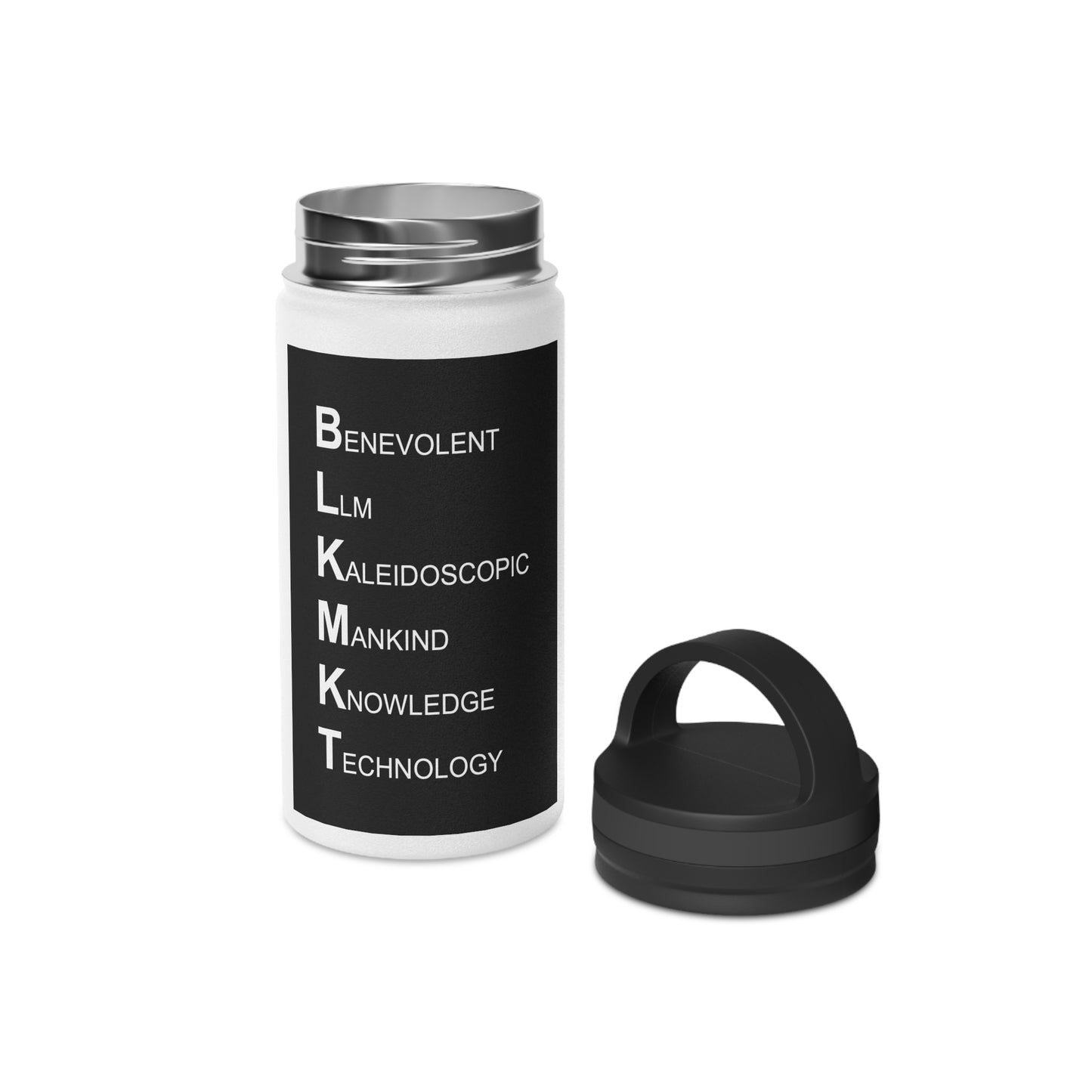 BLKMKT™ Ethos Stainless Steel Water Bottle, Handle Lid