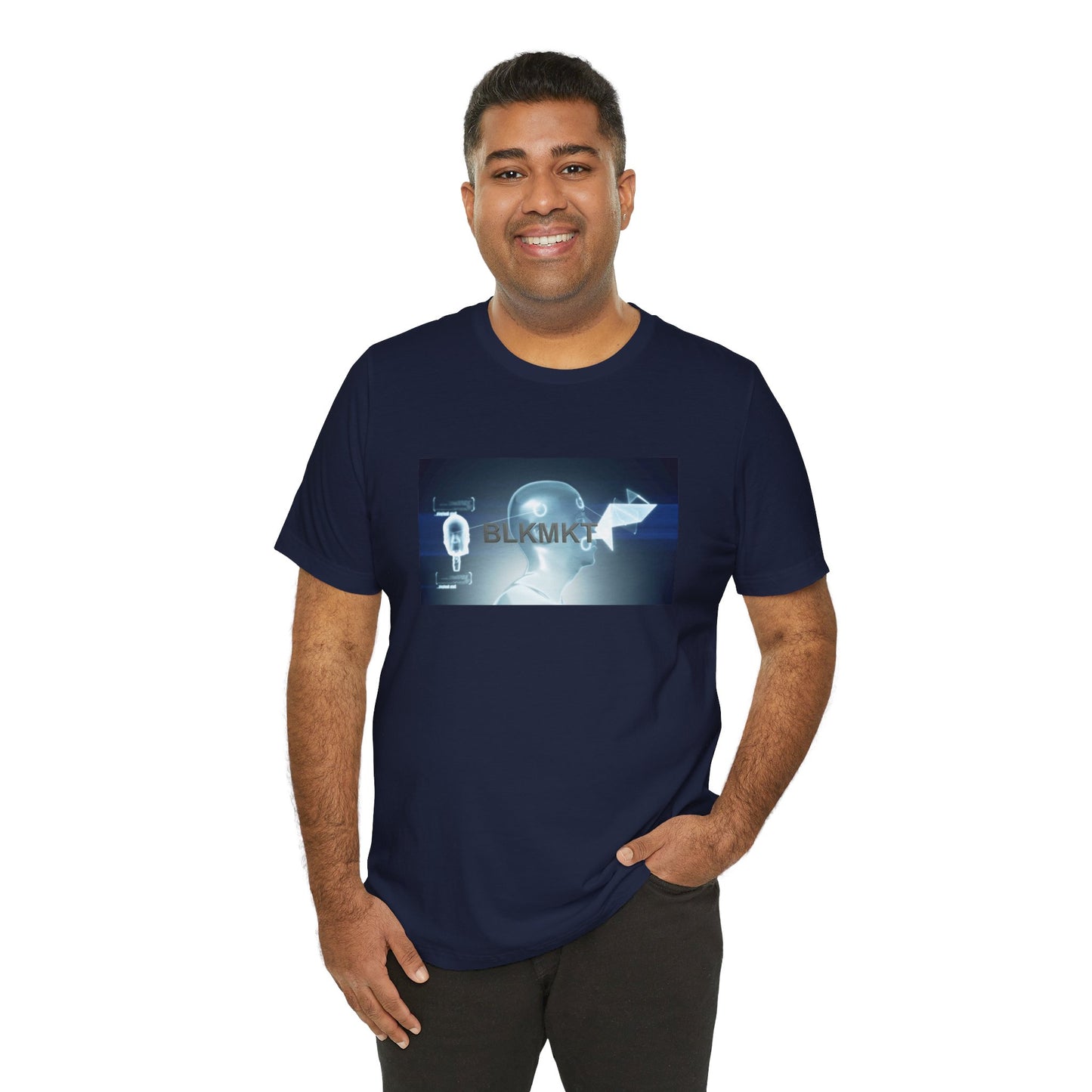 BLKMKT™ Headshot Unisex Jersey Short Sleeve Tee