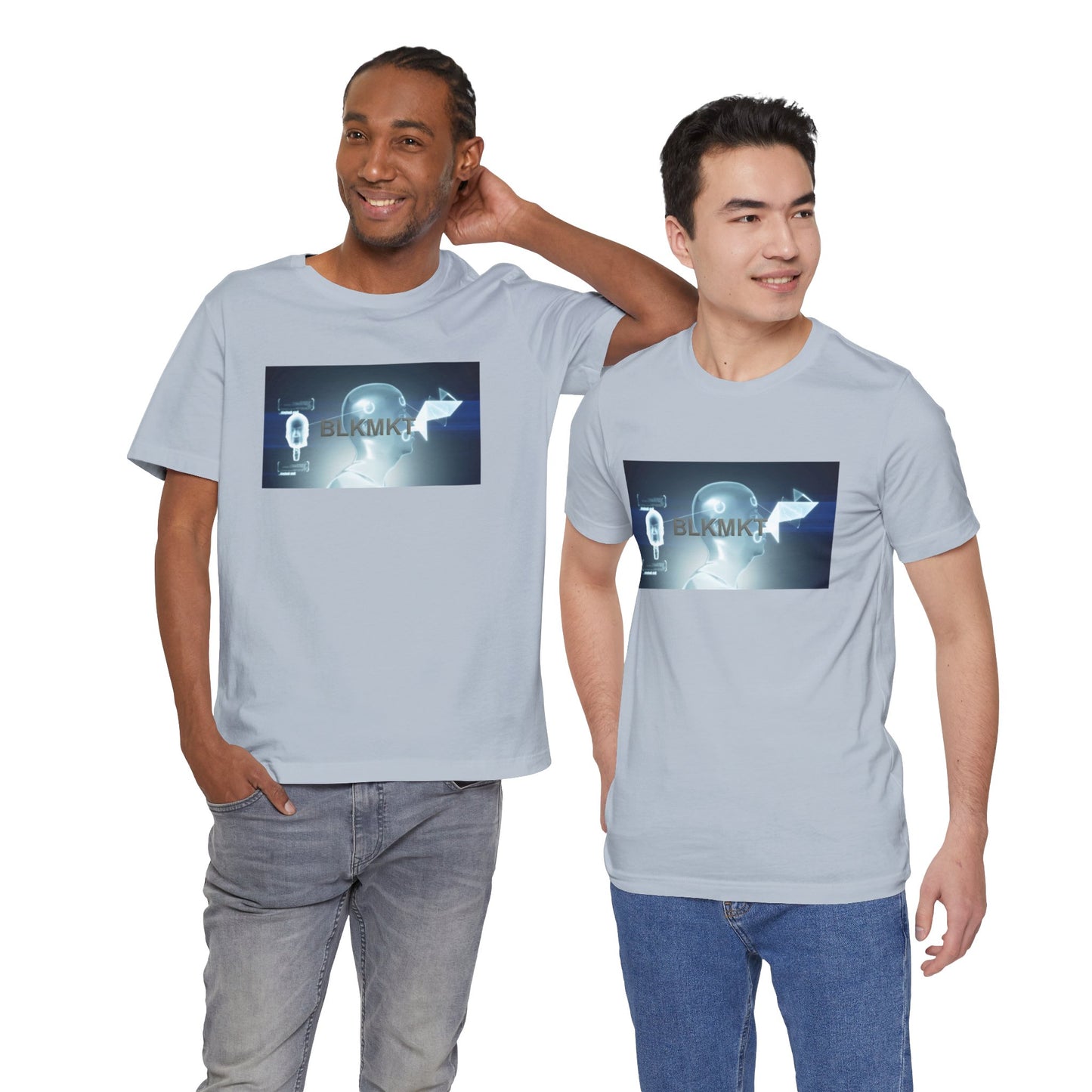 BLKMKT™ Headshot Unisex Jersey Short Sleeve Tee