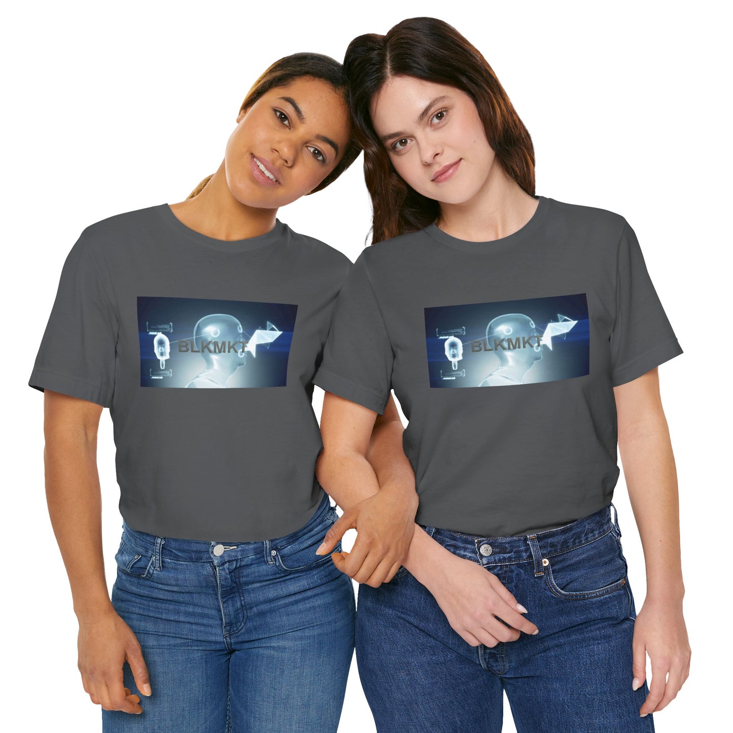 BLKMKT™ Headshot Unisex Jersey Short Sleeve Tee