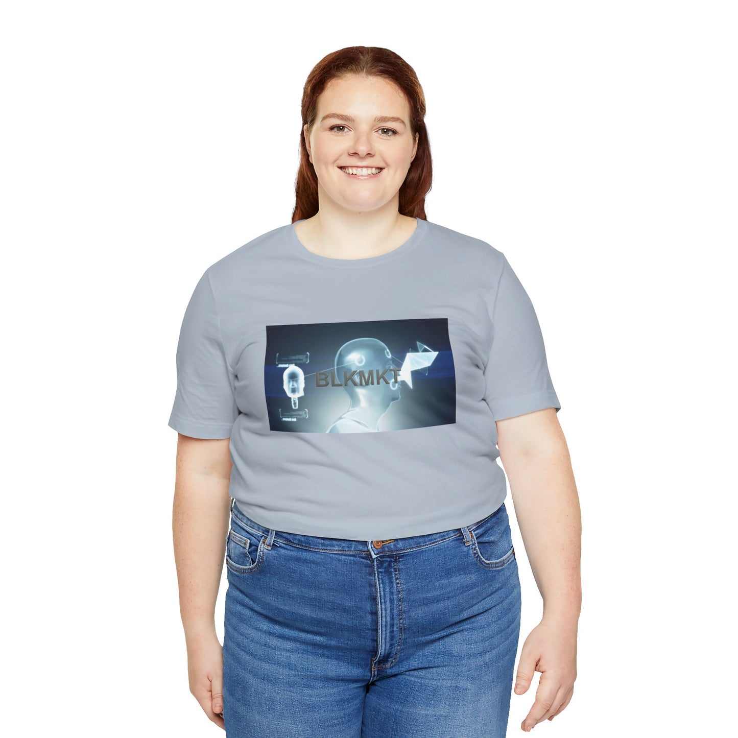 BLKMKT™ Headshot Unisex Jersey Short Sleeve Tee