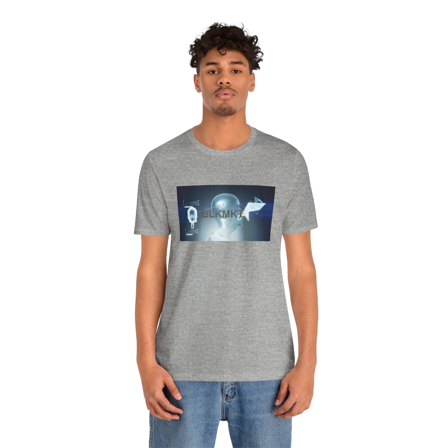 BLKMKT™ Headshot Unisex Jersey Short Sleeve Tee