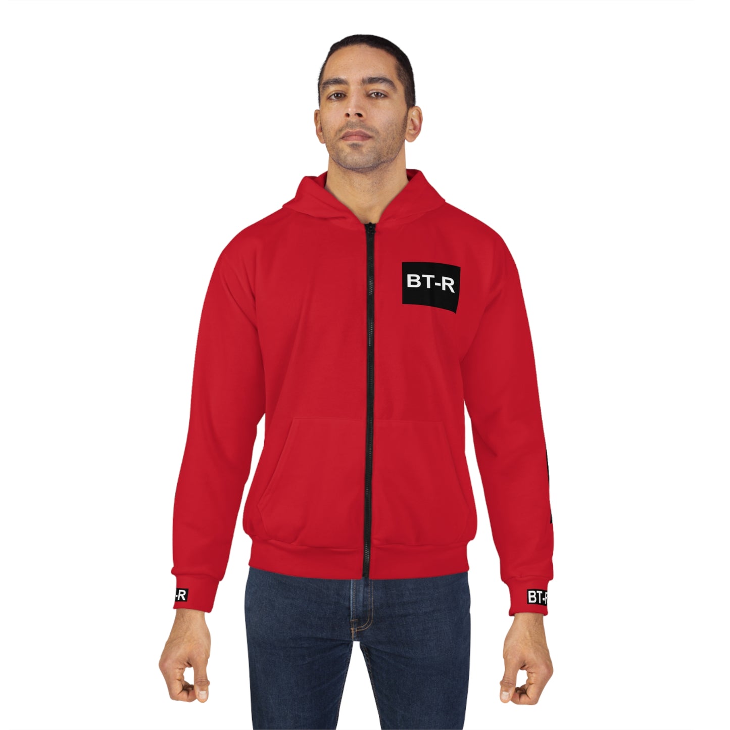BT-R™ (Battle Techno-Racism) Unisex Zip Hoodie (AOP)