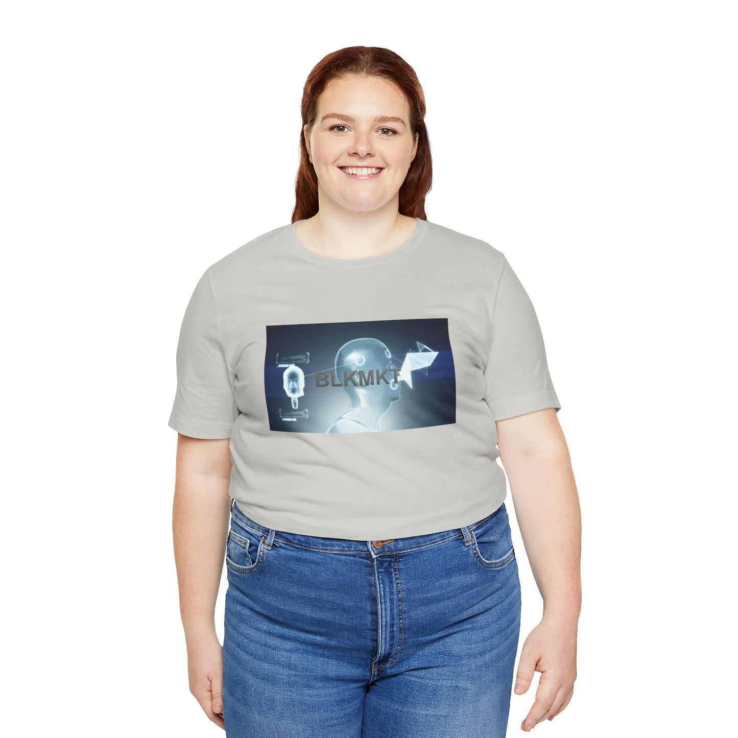 BLKMKT™ Headshot Unisex Jersey Short Sleeve Tee