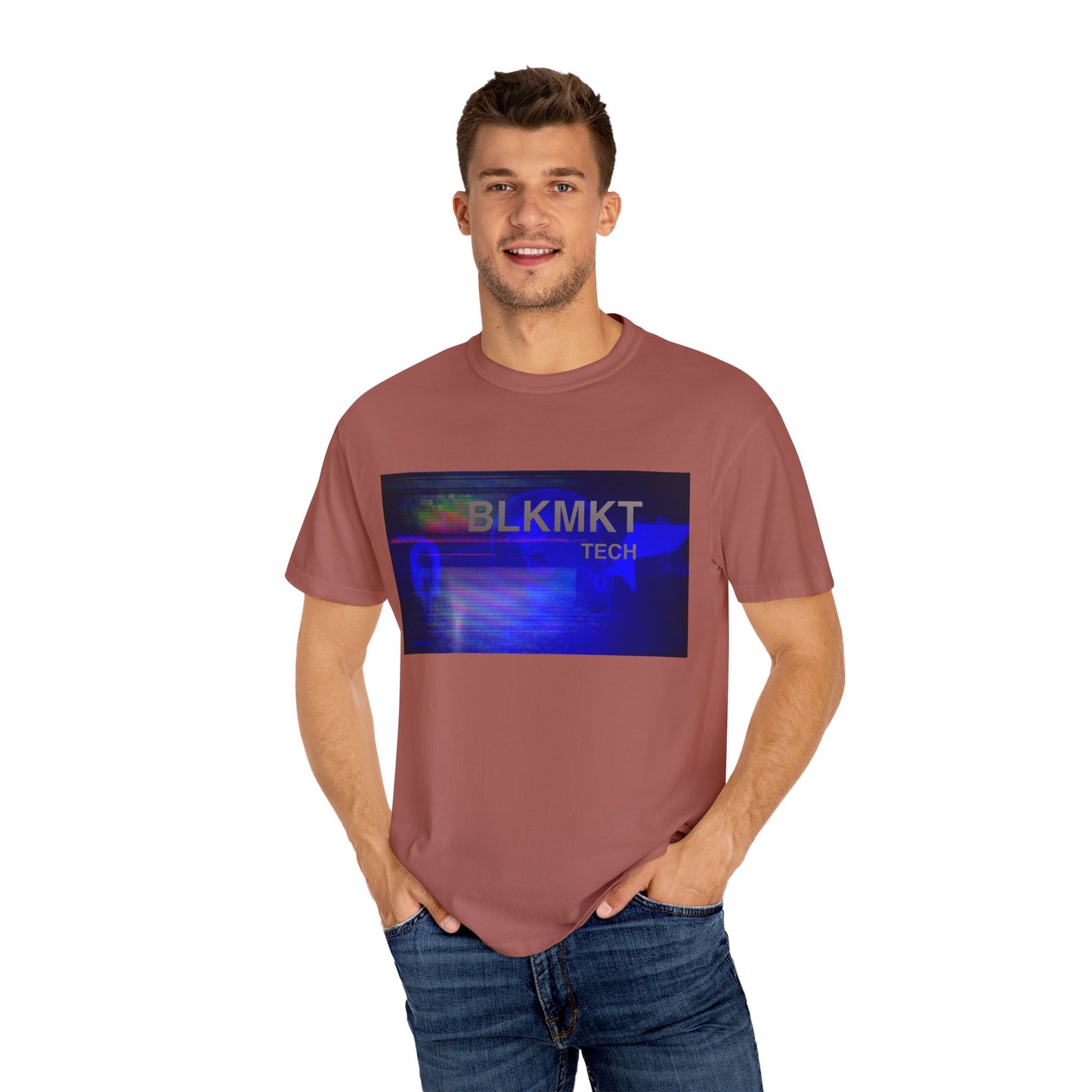 BLKMKT Tech™ Unisex Garment-Dyed T-shirt