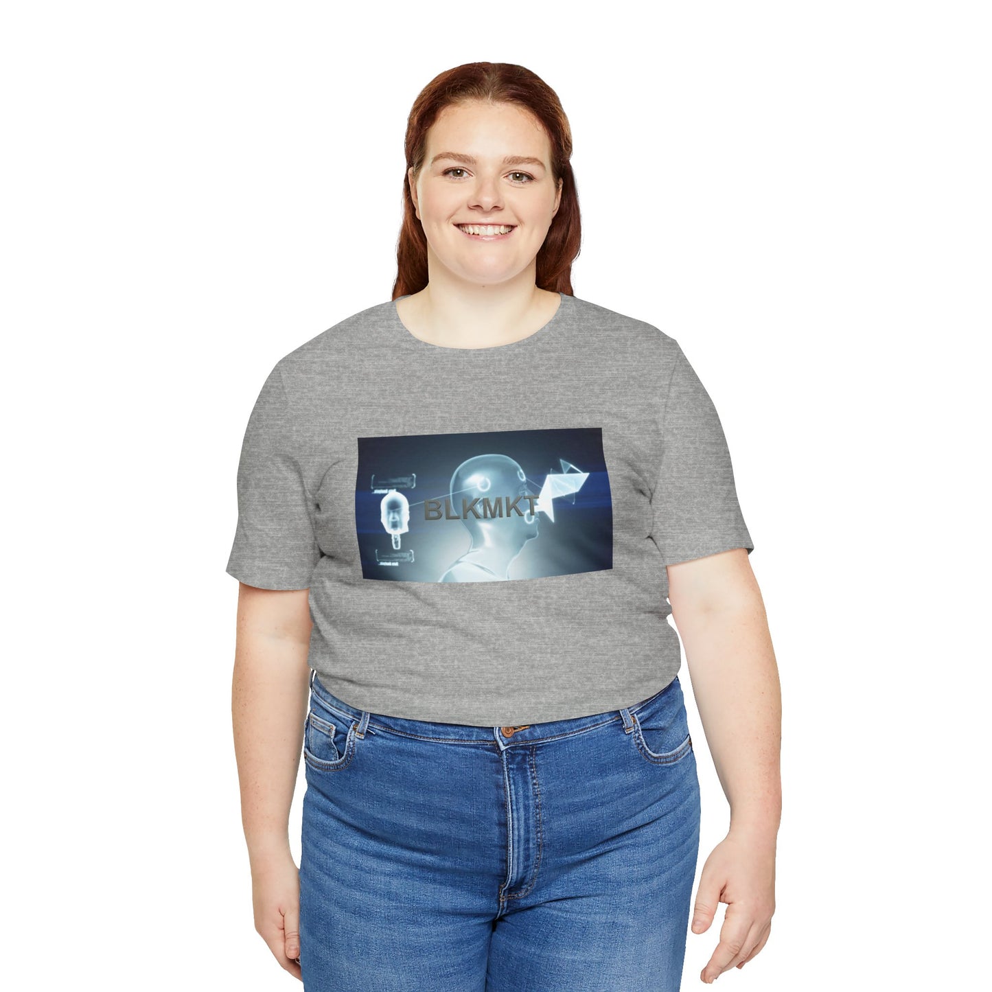 BLKMKT™ Headshot Unisex Jersey Short Sleeve Tee
