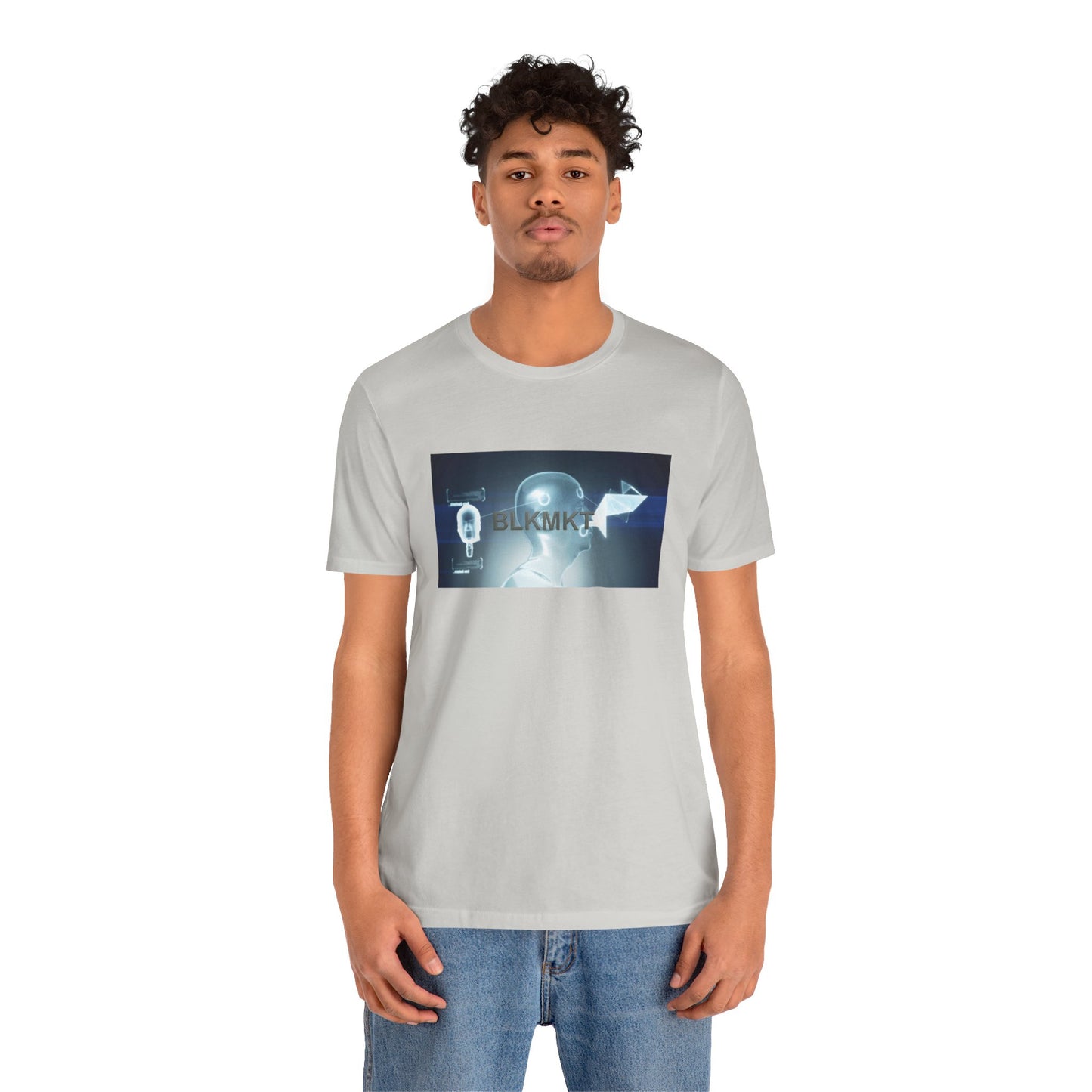 BLKMKT™ Headshot Unisex Jersey Short Sleeve Tee