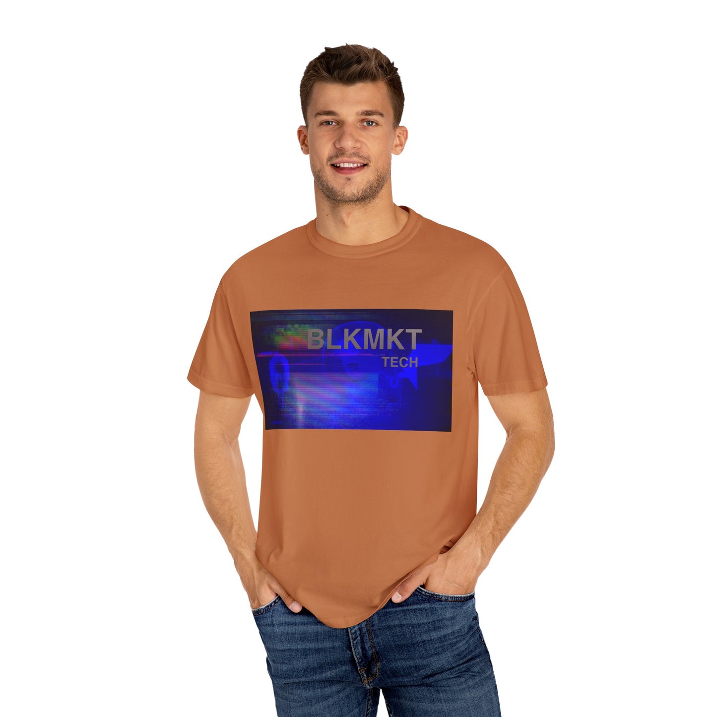 BLKMKT Tech™ Unisex Garment-Dyed T-shirt