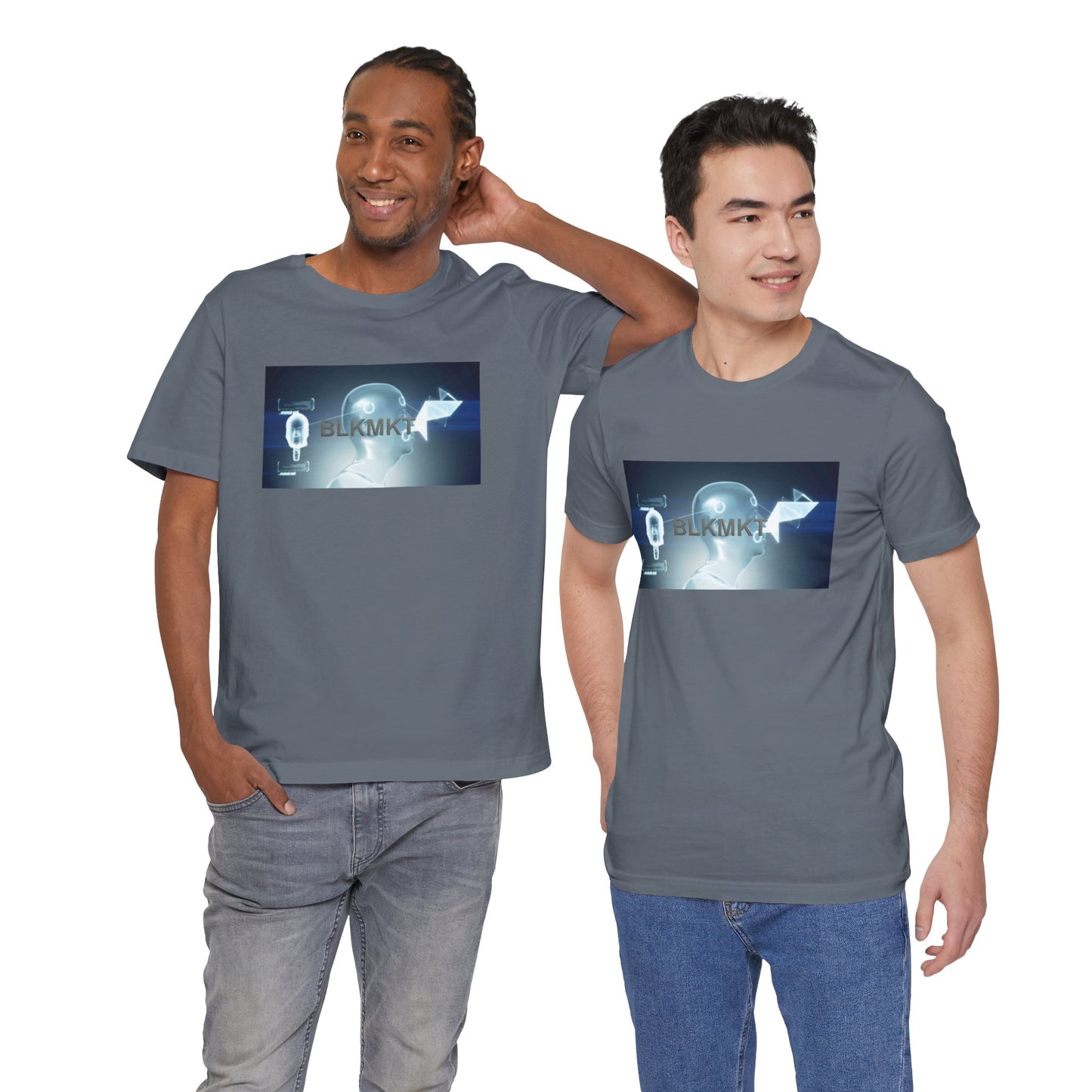 BLKMKT™ Headshot Unisex Jersey Short Sleeve Tee