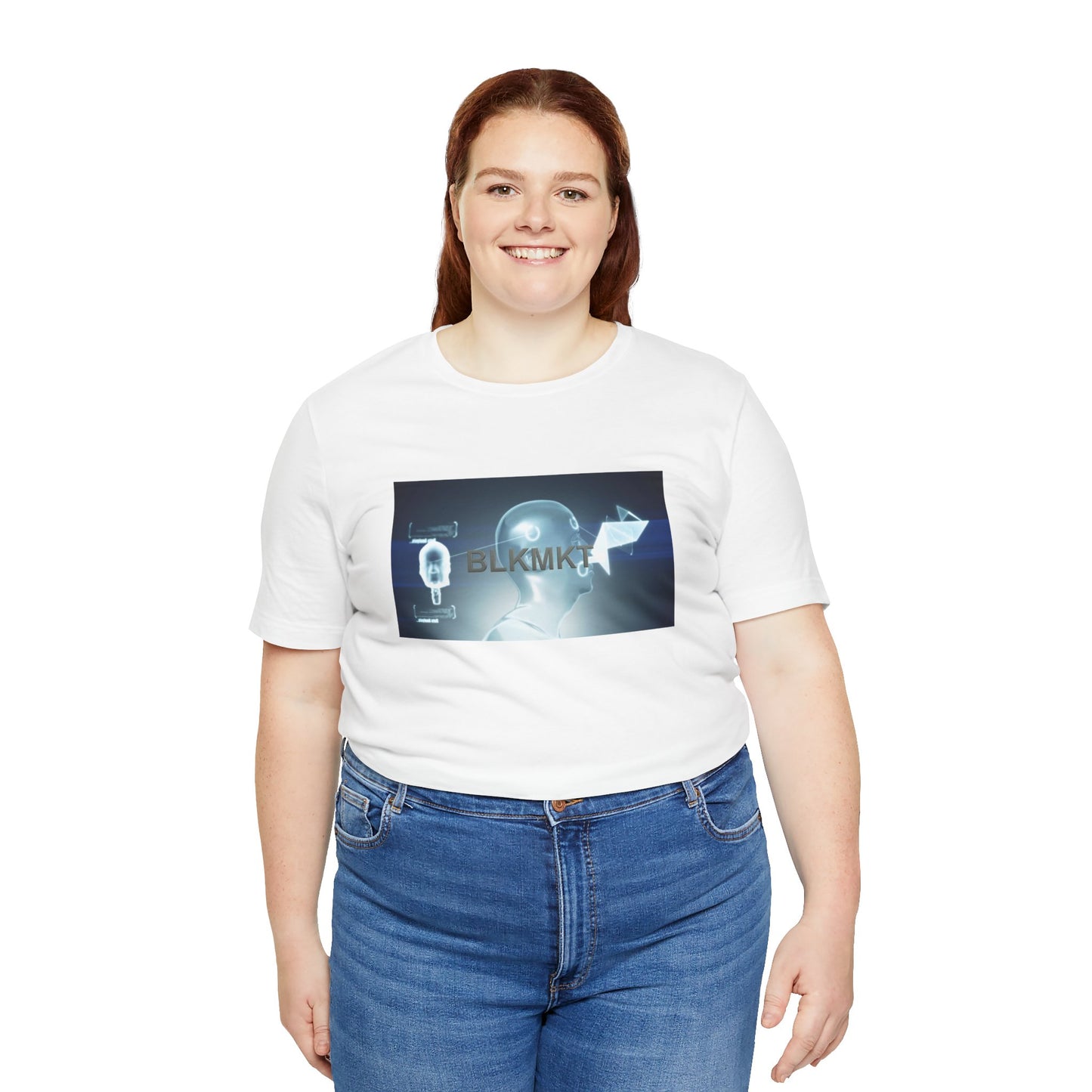 BLKMKT™ Headshot Unisex Jersey Short Sleeve Tee