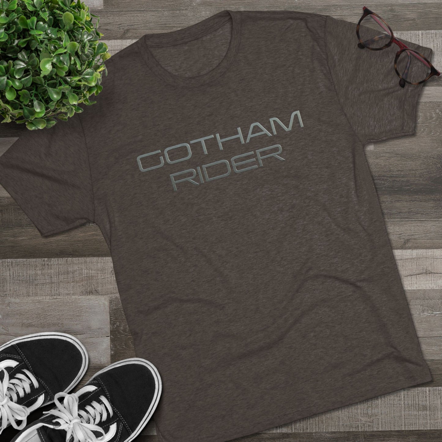 Gotham Rider Metalic Print Unisex Crew Tee, Graphic T-Shirt for Social Activism, Digital Rights Awareness, Casual Wear, Gift for Activists