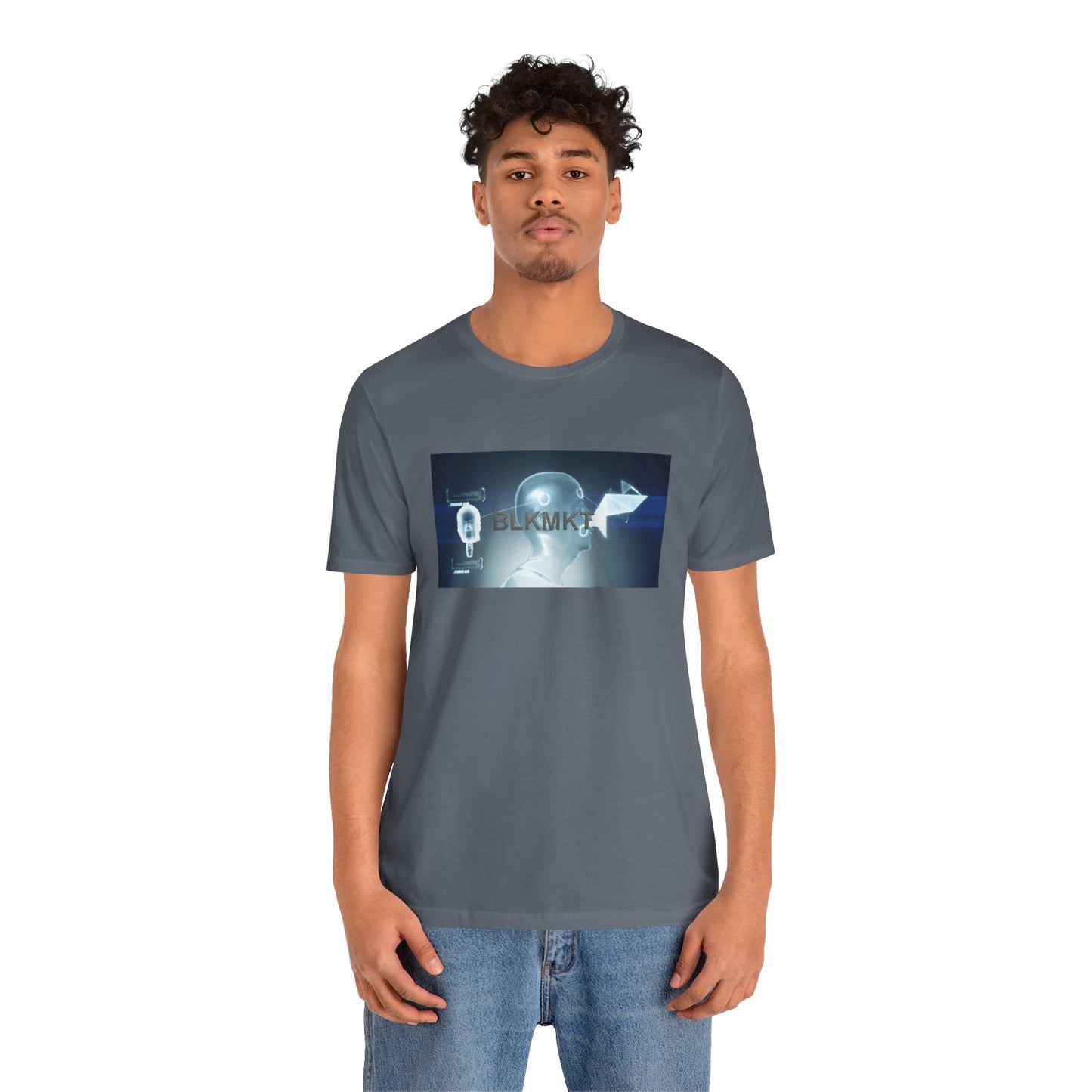 BLKMKT™ Headshot Unisex Jersey Short Sleeve Tee