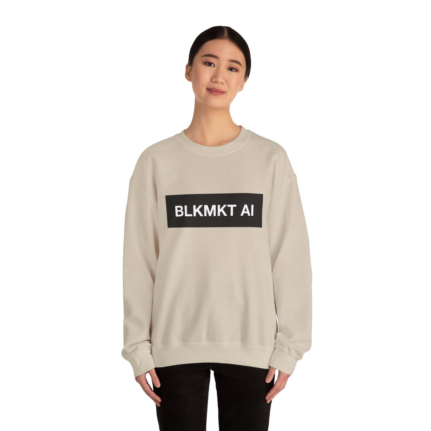BLKMKT AI™ Unisex Heavy Blend™ Crewneck Sweatshirt