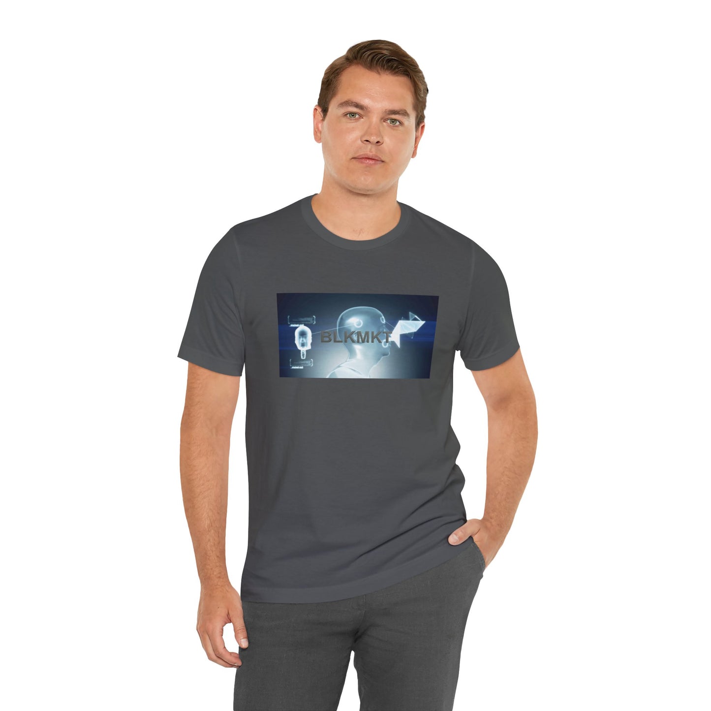 BLKMKT™ Headshot Unisex Jersey Short Sleeve Tee