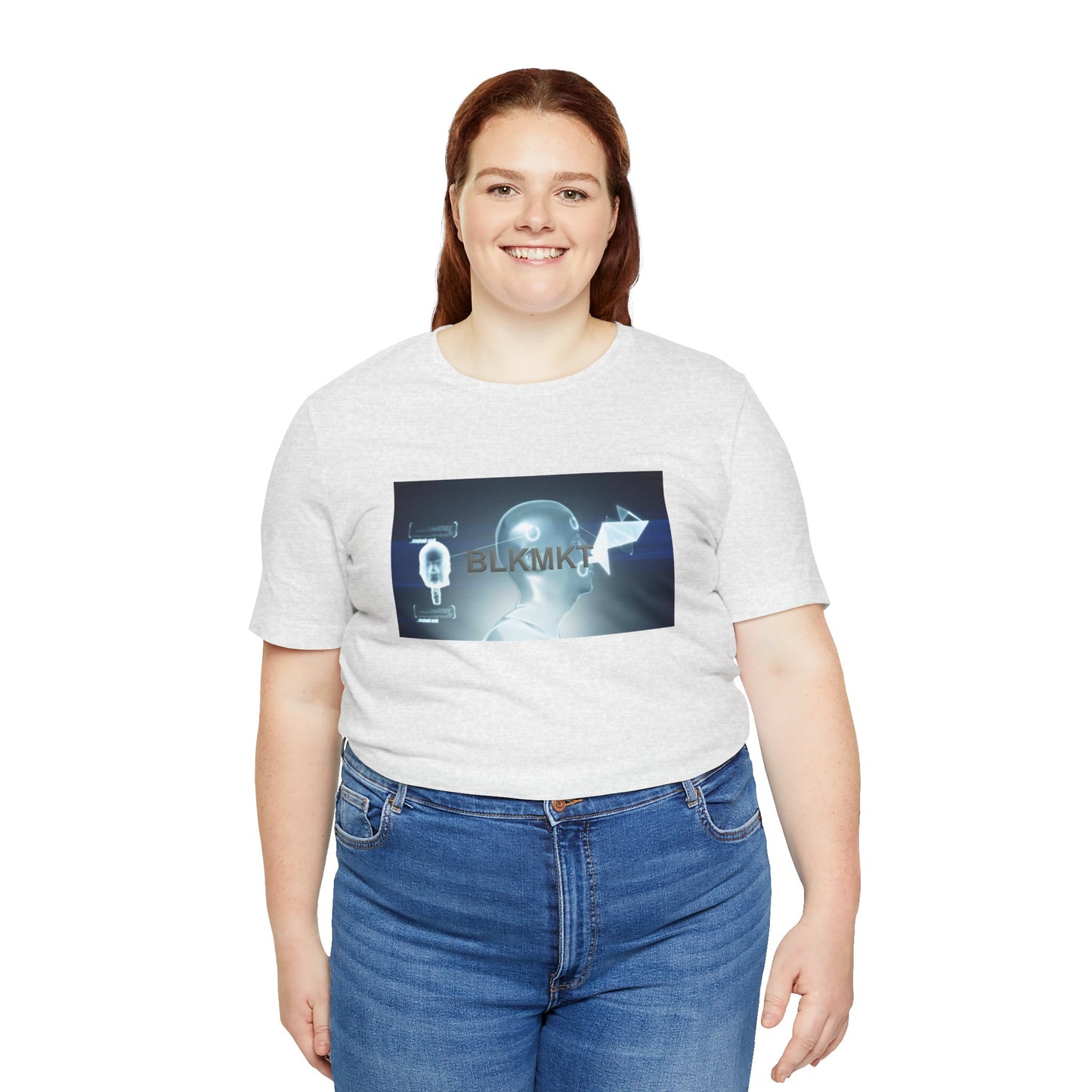 BLKMKT™ Headshot Unisex Jersey Short Sleeve Tee