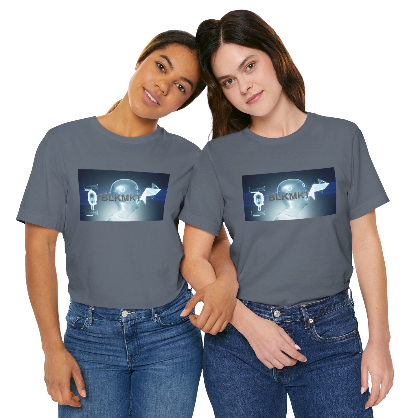 BLKMKT™ Headshot Unisex Jersey Short Sleeve Tee